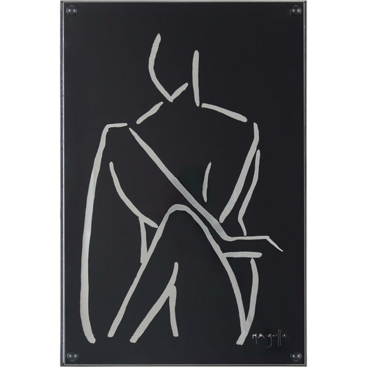 Ebony Contour III by John-Richard in black. Made from acrylic in a modern style.