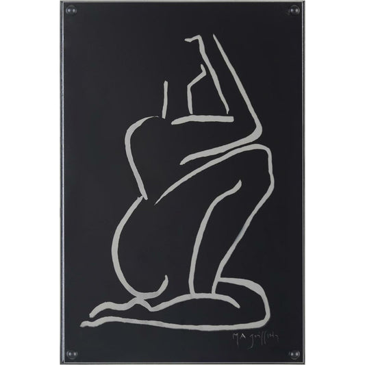 Ebony Contour IV by John-Richard in black. Made from acrylic in a modern style.