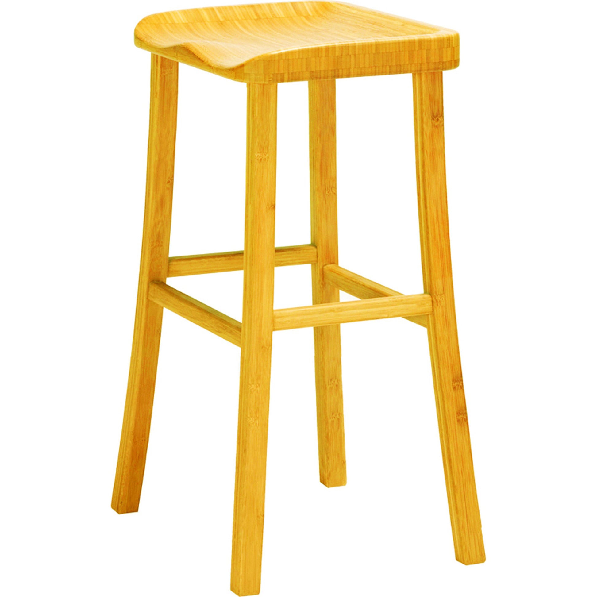 Tulip Bar Height Stool by Greenington. Made from 100% bamboo in a transitional style.