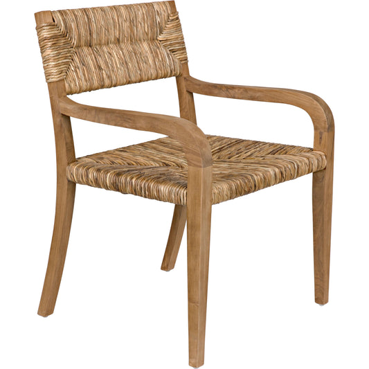 Bowie Arm Chair by Noir in teak. Made from teak in a transitional style.