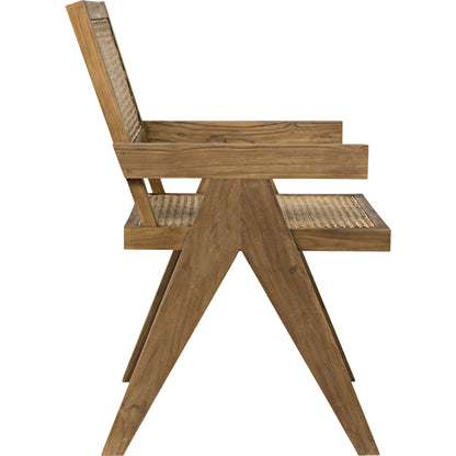 Jude Chair by Noir. Made from teak in a transitional style.