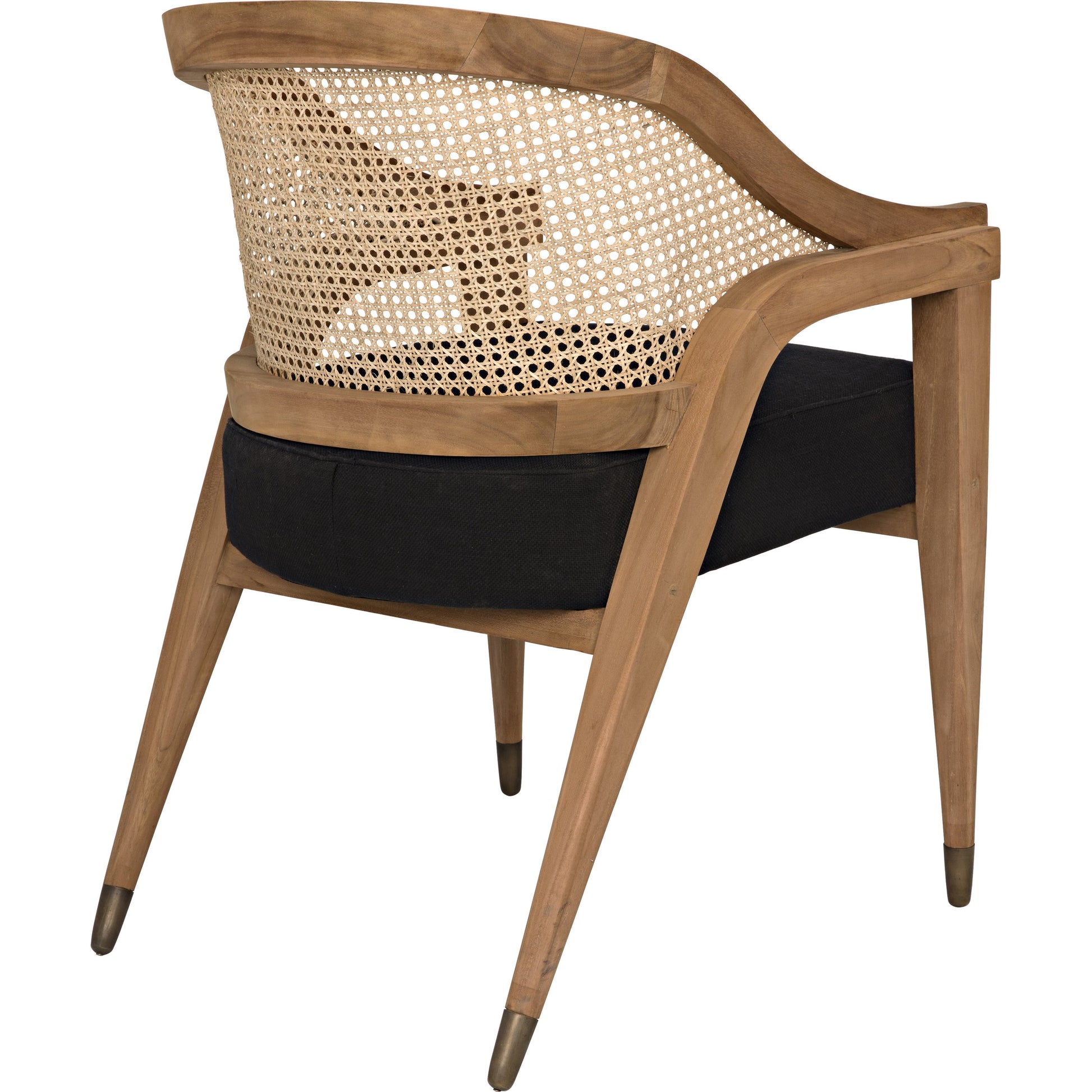 Chloe Chair by Noir in teak. Made from teak in a transitional style.