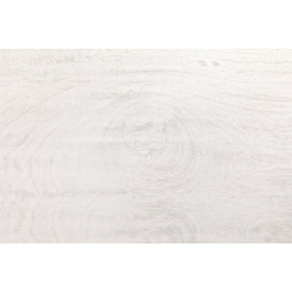 Sutton Console by Noir in white wash. Made from mahogany in a transitional style.