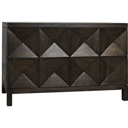 Quadrant Sideboard by Noir. Made from walnut in a modern style.