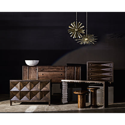 Quadrant Sideboard by Noir. Made from walnut in a modern style.
