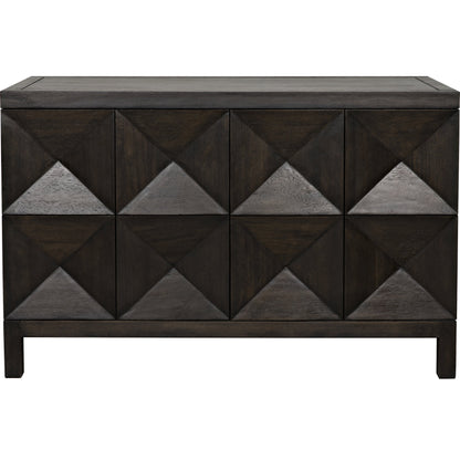 Quadrant Sideboard by Noir. Made from walnut in a modern style.