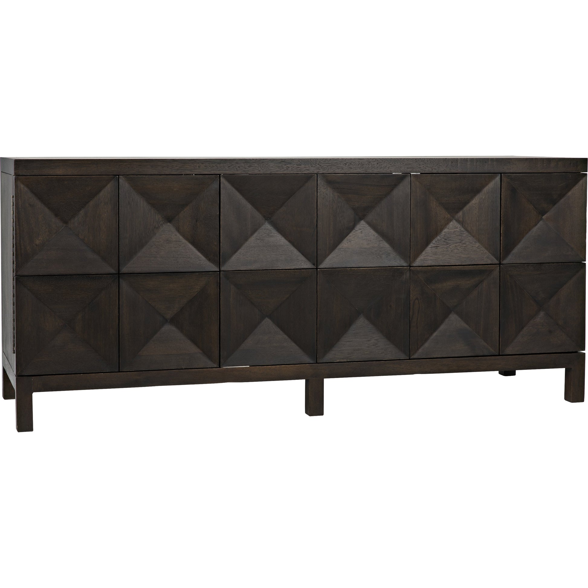 Quadrant Sideboard by Noir. Made from walnut in a modern style.