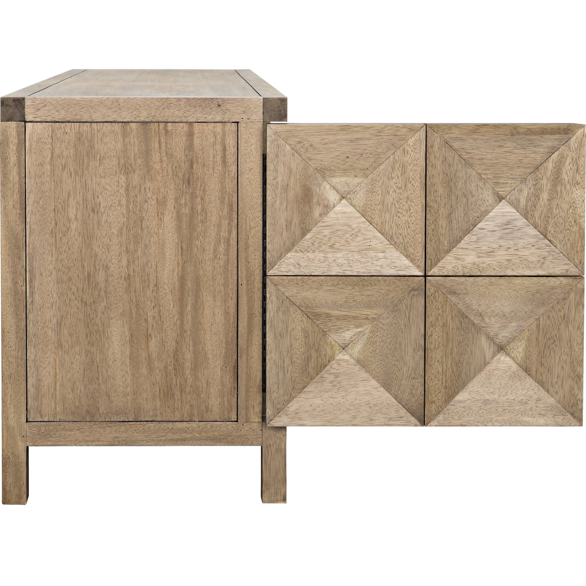 Quadrant Sideboard by Noir. Made from walnut in a modern style.