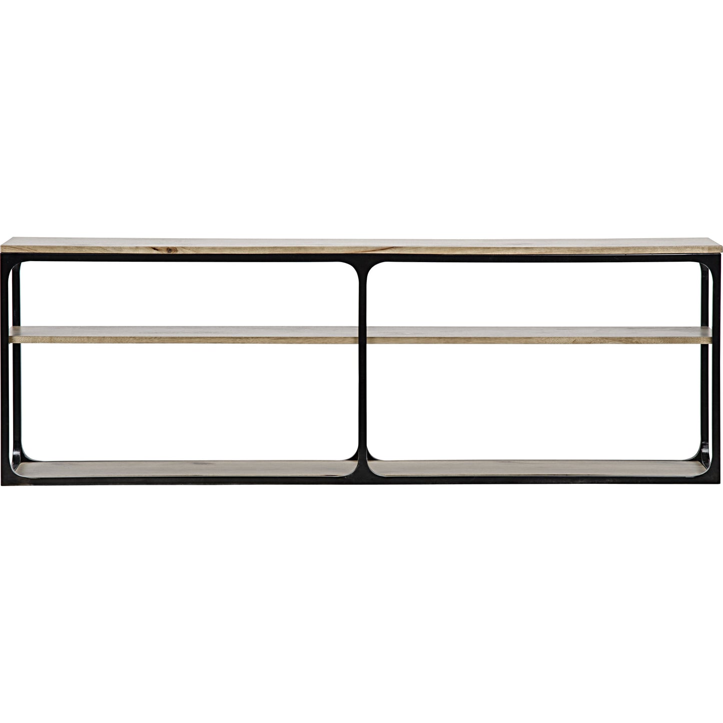 006 S-335218 | Additional Silo | Novie Console by Noir in dark walnut. Made from walnut, metal in a modern style.
