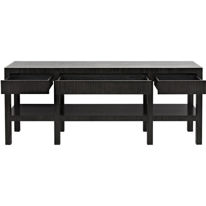 Conrad Console by Noir. Made from unique in a transitional style.