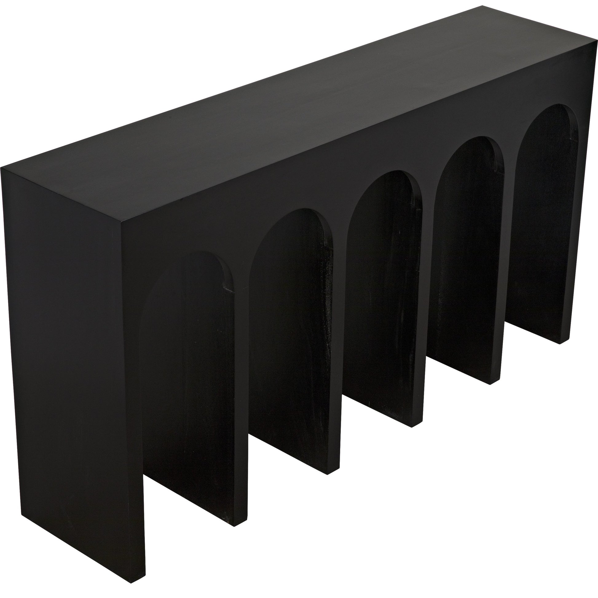 Bridge Console by Noir. Made from mahogany in a modern style.