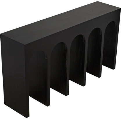 Bridge Console by Noir. Made from mahogany in a modern style.