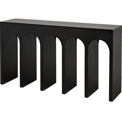 Bridge Console by Noir. Made from mahogany in a modern style.