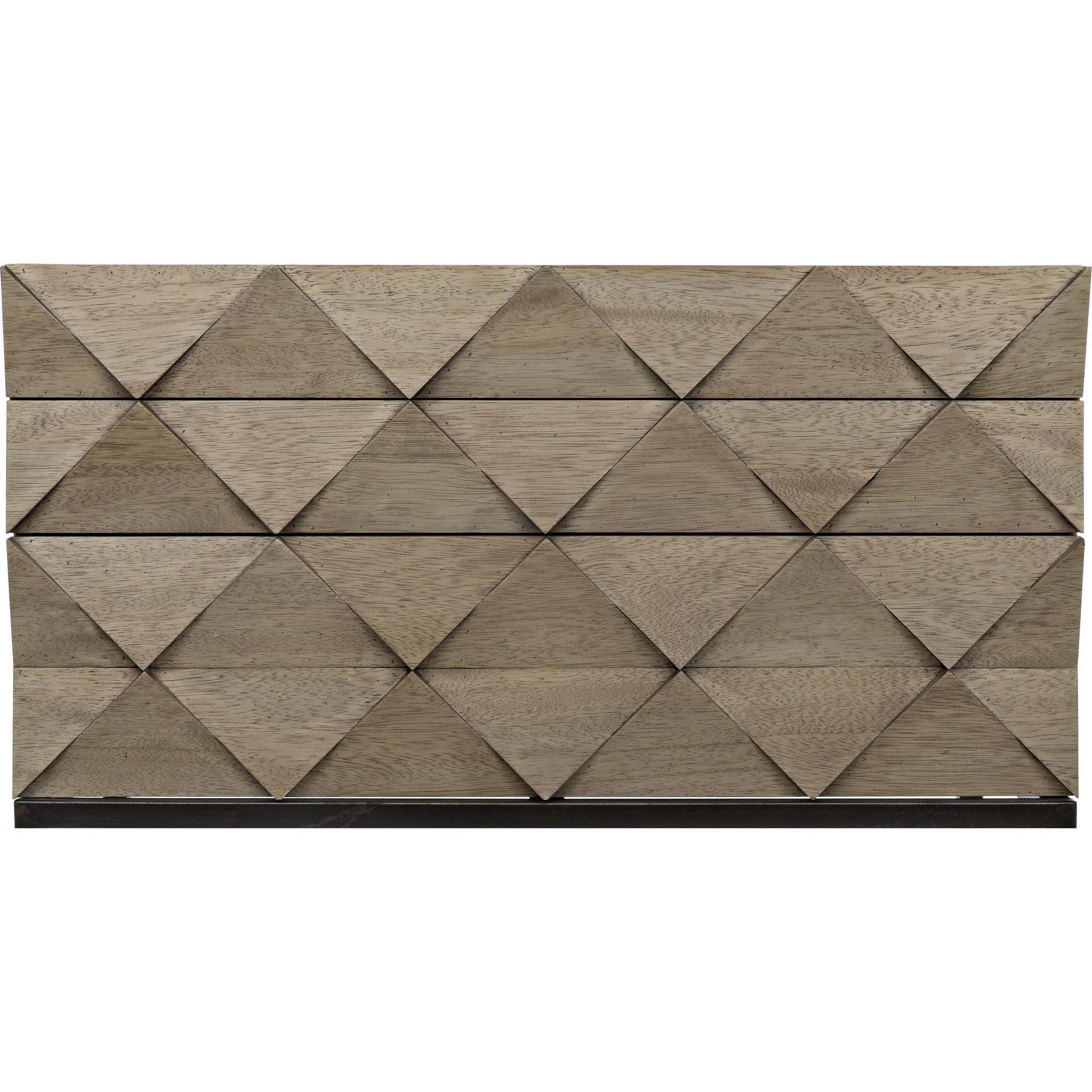 Draco Sideboard with Metal Stand by Noir in washed walnut. Made from walnut in a eclectic & global style.