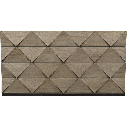 Draco Sideboard with Metal Stand by Noir in washed walnut. Made from walnut in a eclectic & global style.