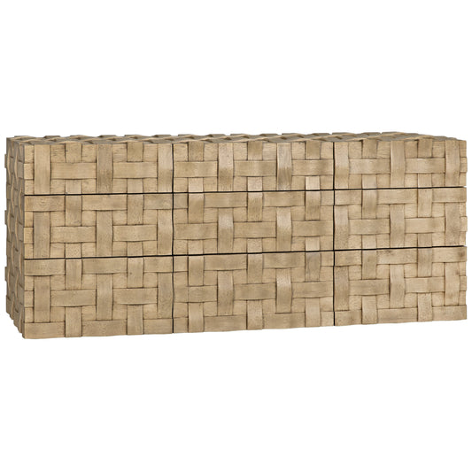 Weave Sideboard by Noir in bleached walnut. Made from walnut in a eclectic & global style.
