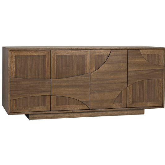 Collage Sideboard by Noir in dark walnut. Made from walnut in a modern style.