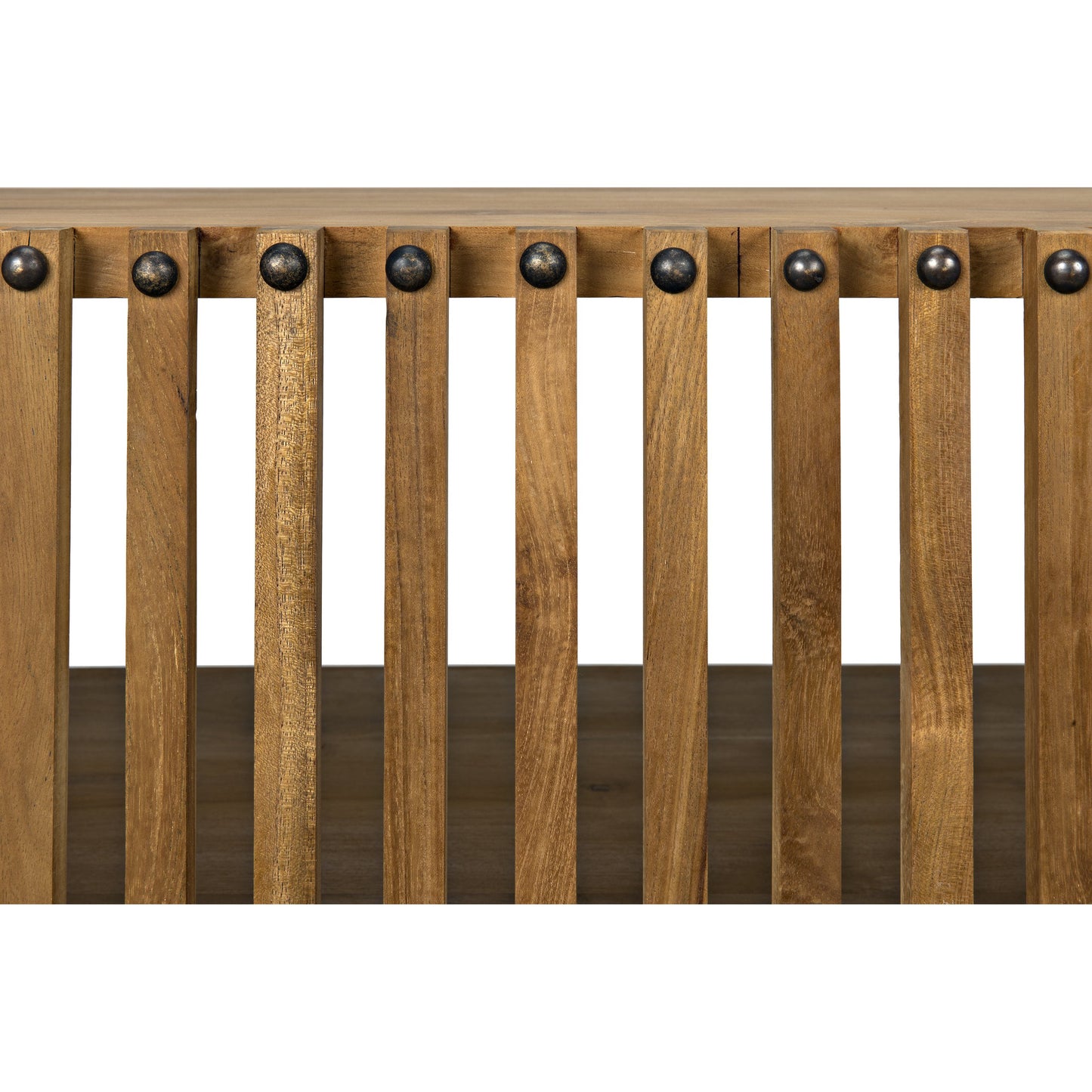 006 SR-707620 | Closeup | Consuela Console by Noir in teak. Made from teak in a modern style.