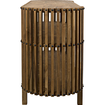 Consuela Console by Noir in teak. Made from teak in a modern style.