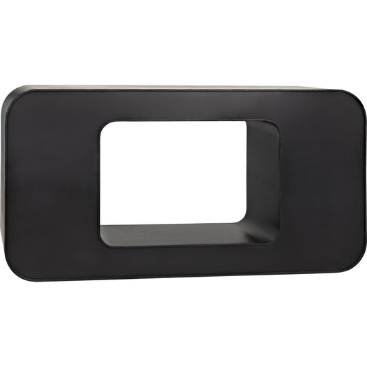 Shylock Console by Noir in black. Made from metal in a modern style.