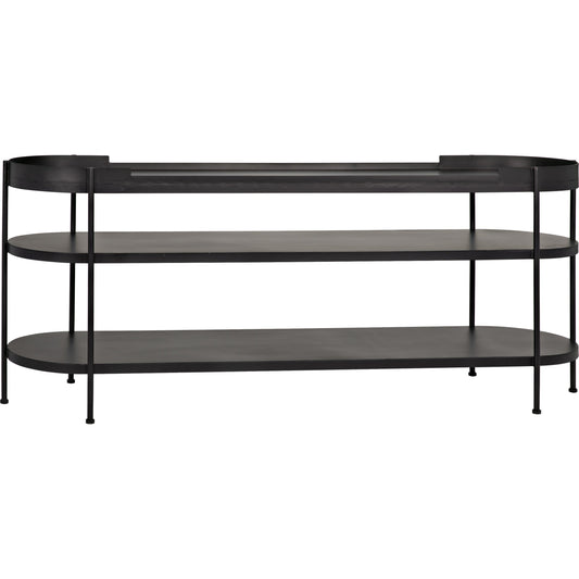 Cassio Consode by Noir in black. Made from metal in a modern style.