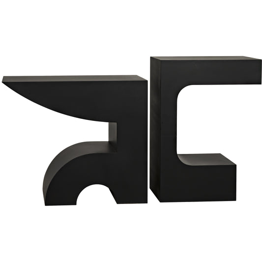 Shiba Console by Noir in black. Made from metal in a eclectic & global style.