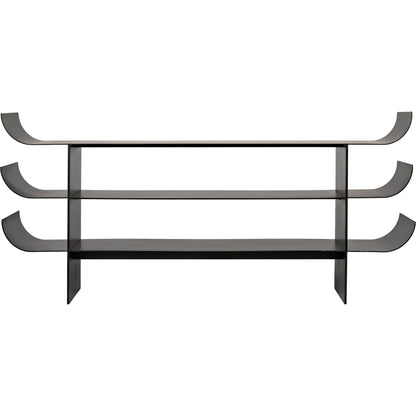 Kyoto Console by Noir in black metal. Made from metal in a eclectic & global style.