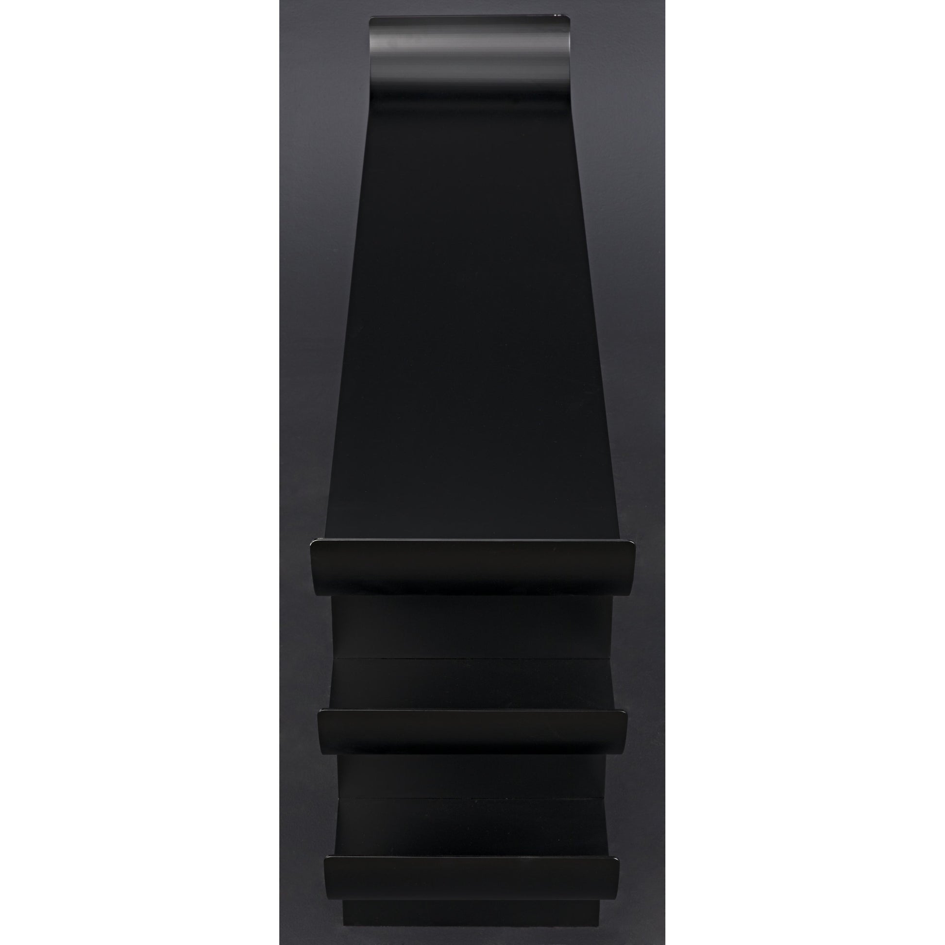 Kyoto Console by Noir in black metal. Made from metal in a eclectic & global style.