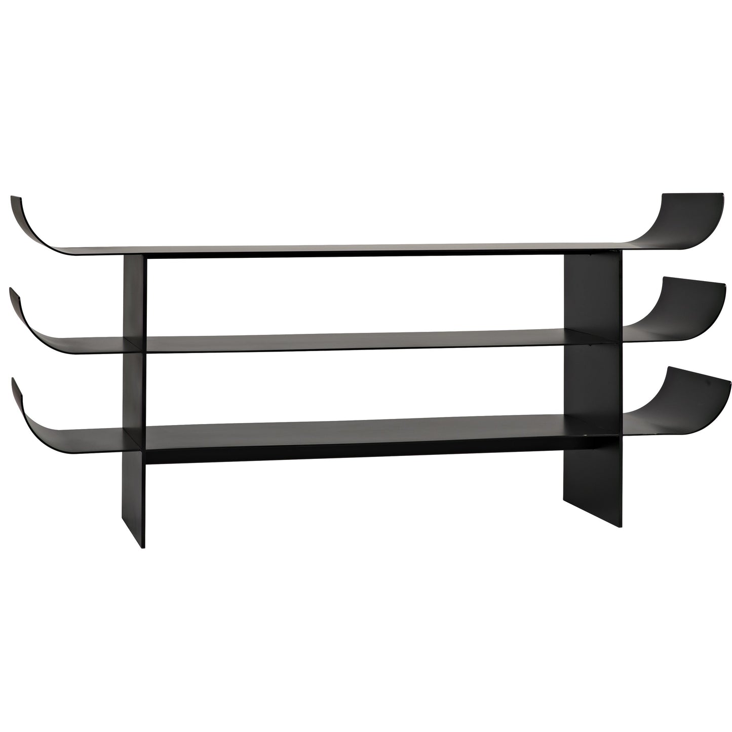 003 SR-888740 | Additional Silo | Kyoto Console by Noir in black metal. Made from metal in a eclectic & global style.