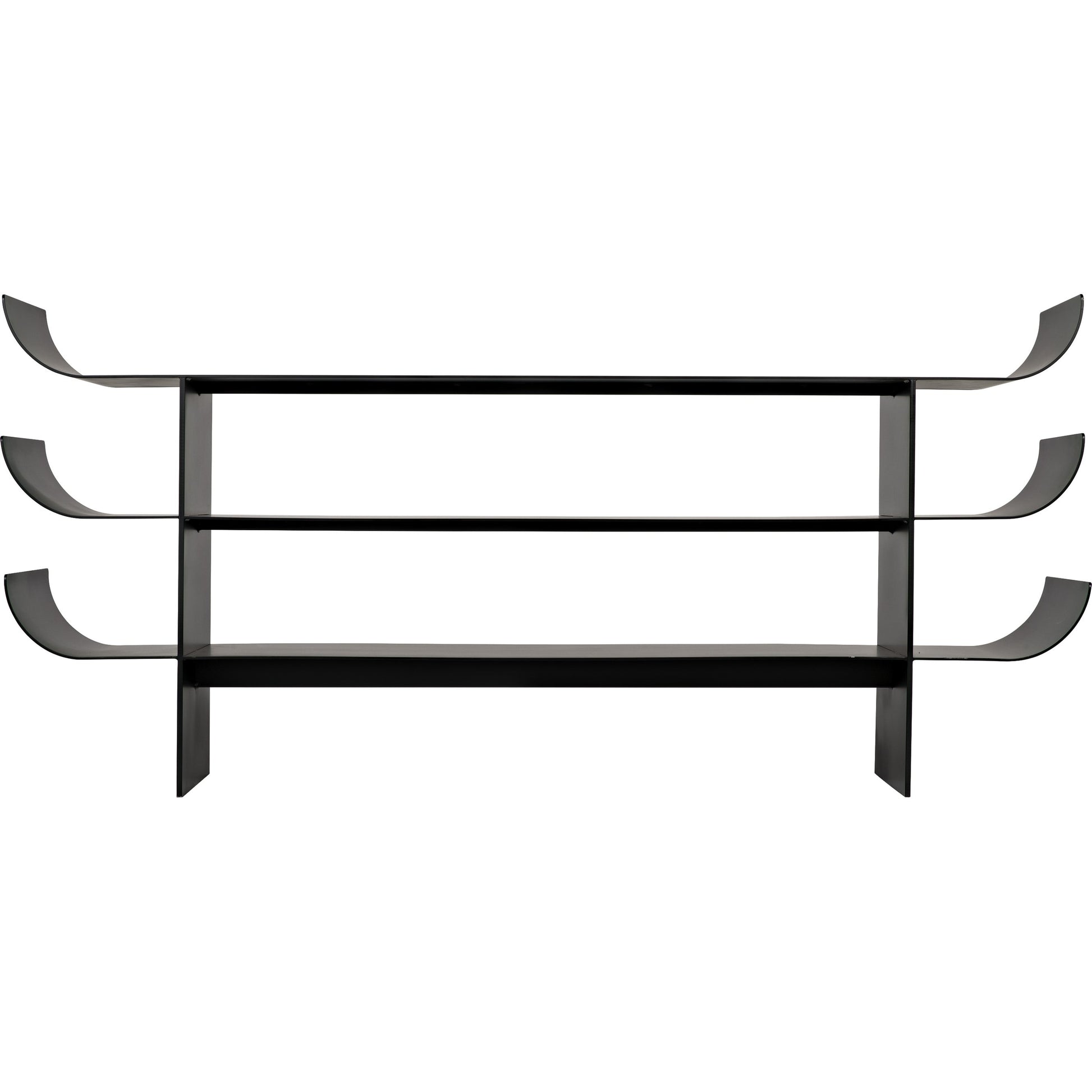 Kyoto Console by Noir in black metal. Made from metal in a eclectic & global style.