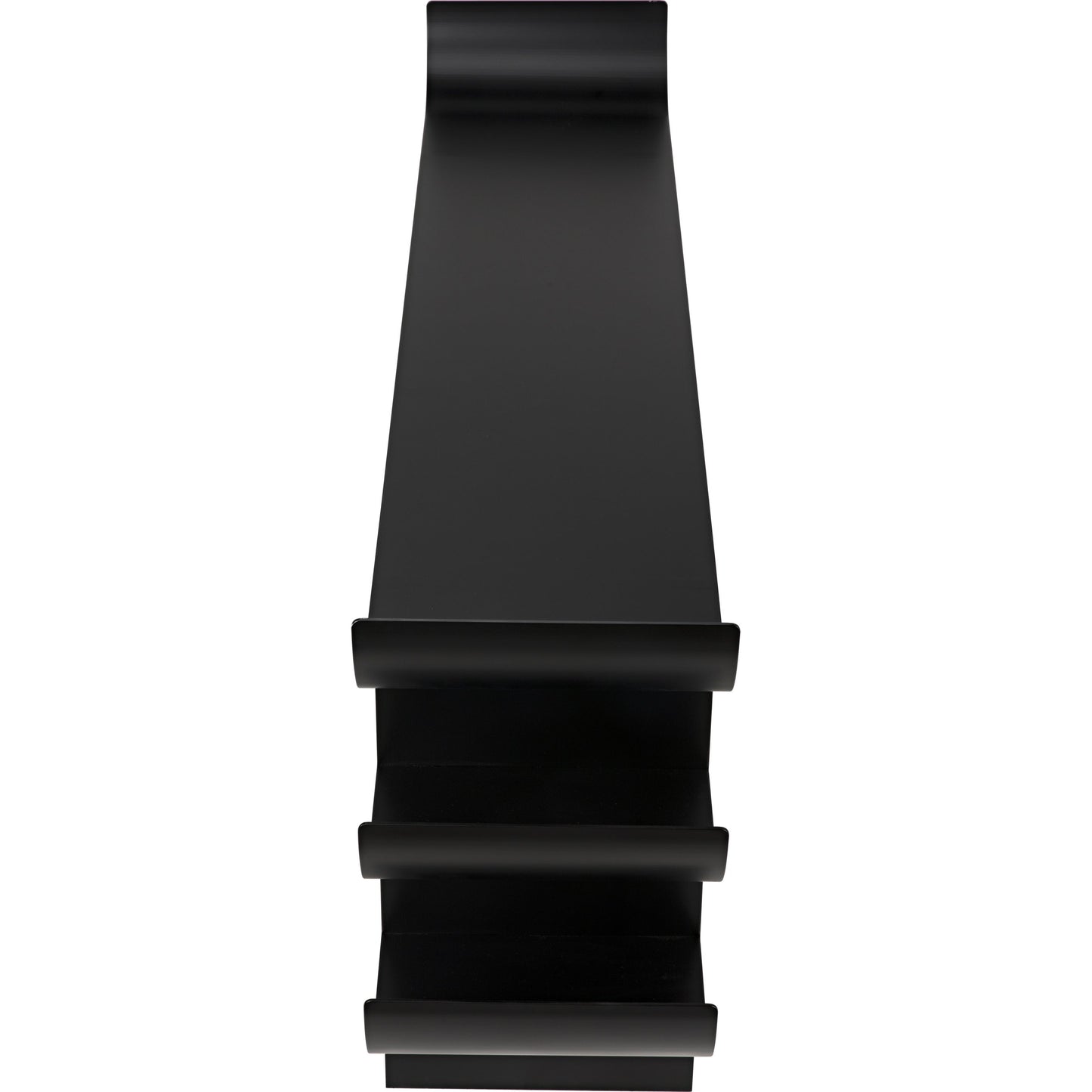 004 SR-888740 | Additional Silo | Kyoto Console by Noir in black metal. Made from metal in a eclectic & global style.