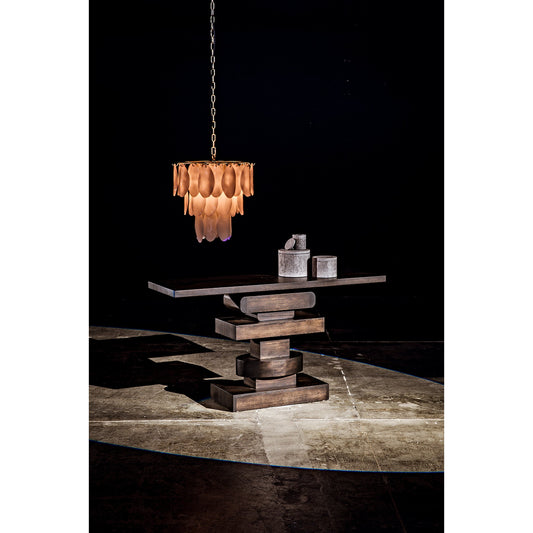Solange Console by Noir in ebony walnut. Made from walnut in a eclectic & global style.