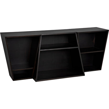 Fatal Sideboard by Noir in ebony walnut. Made from walnut in a modern style.