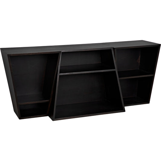 Fatal Sideboard by Noir in ebony walnut. Made from walnut in a modern style.