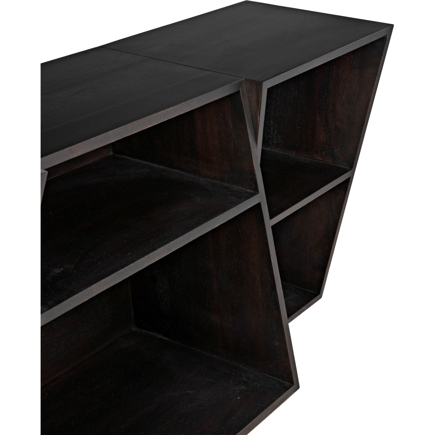 002 SI-1956876 | Closeup | Fatal Sideboard by Noir in ebony walnut. Made from walnut in a modern style.