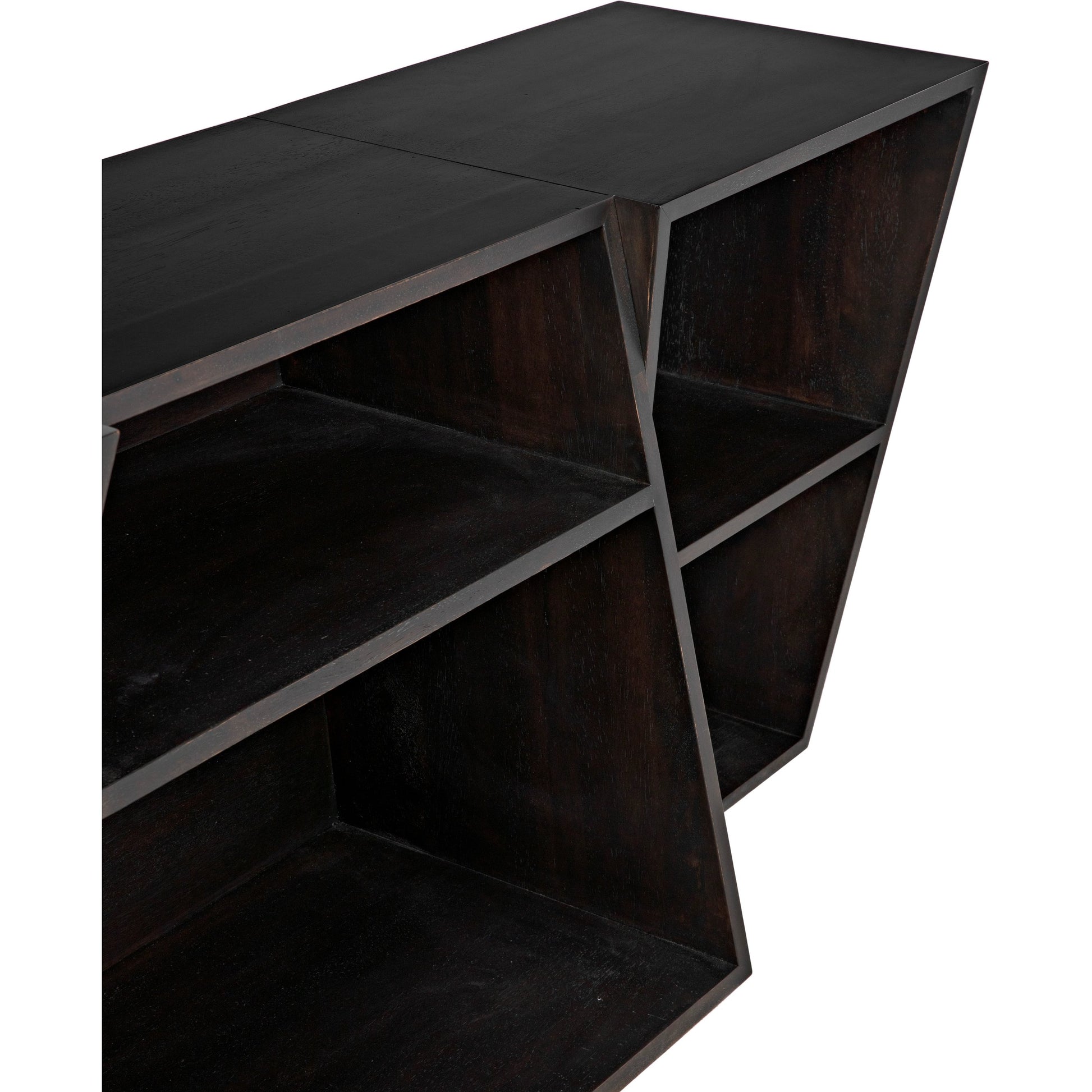 Fatal Sideboard by Noir in ebony walnut. Made from walnut in a modern style.