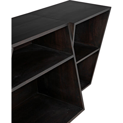 Fatal Sideboard by Noir in ebony walnut. Made from walnut in a modern style.