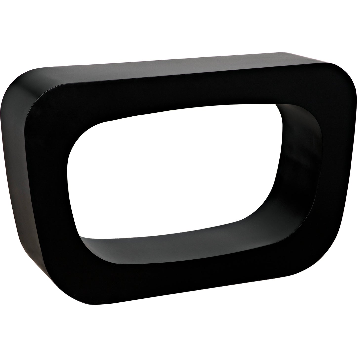 001 SI-1956986 | Primary Silo | Ponte Console by Noir in matte black. Made from industrial steel in a modern style.