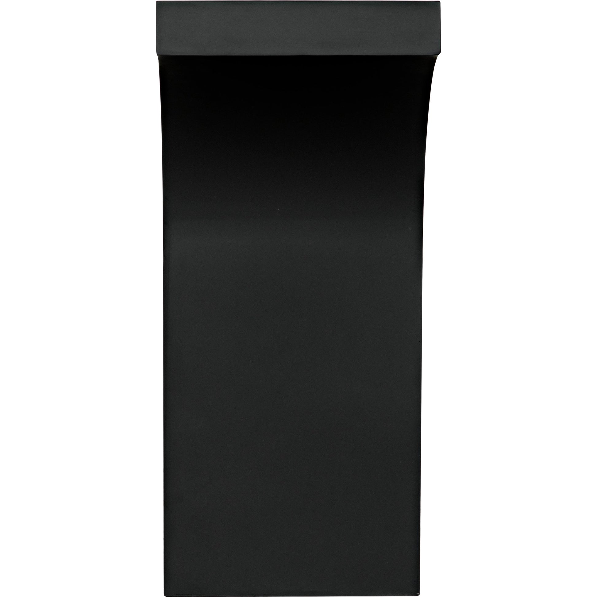 Maximus Console Table by Noir in matte black. Made from industrial steel in a modern style.