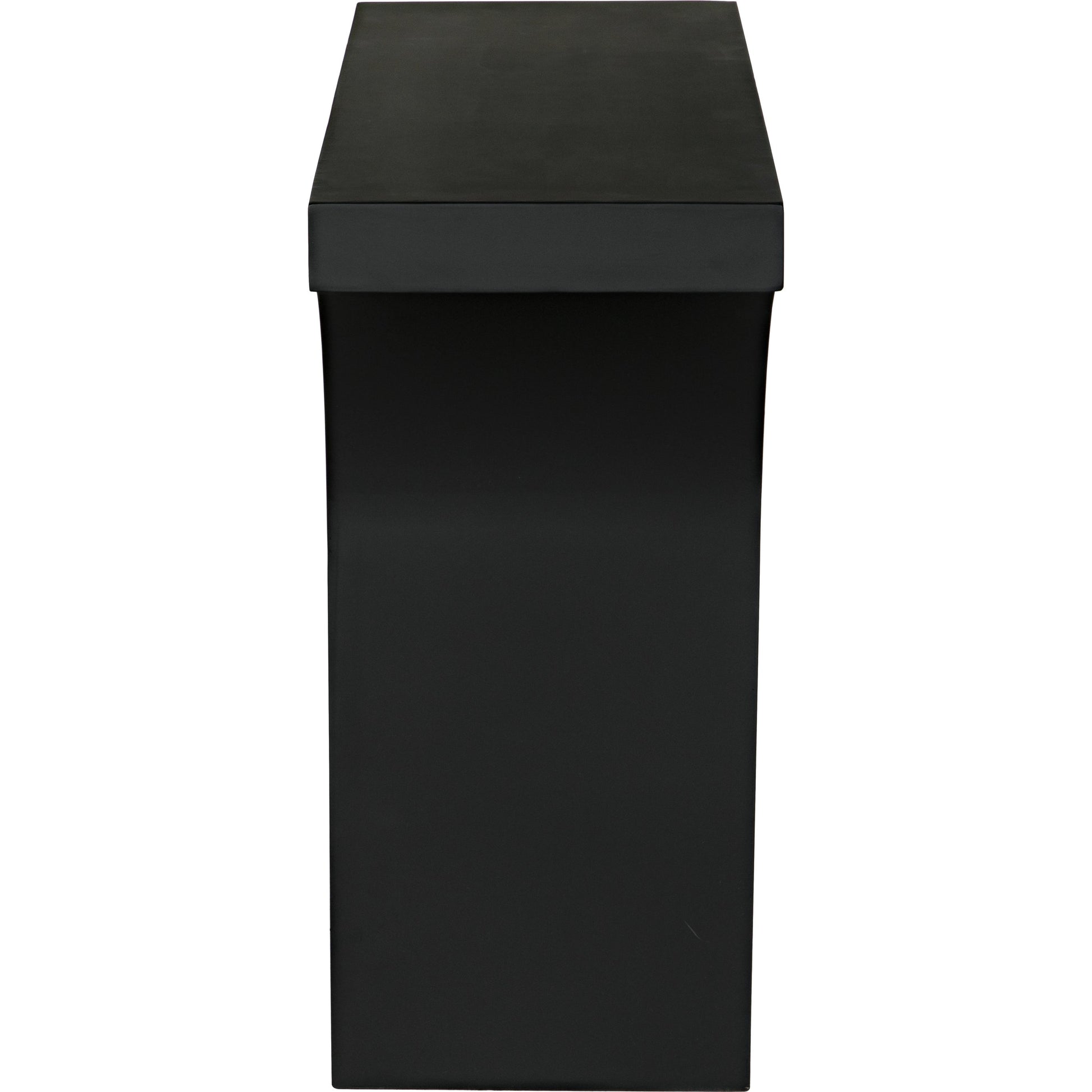 Maximus Console Table by Noir in matte black. Made from industrial steel in a modern style.