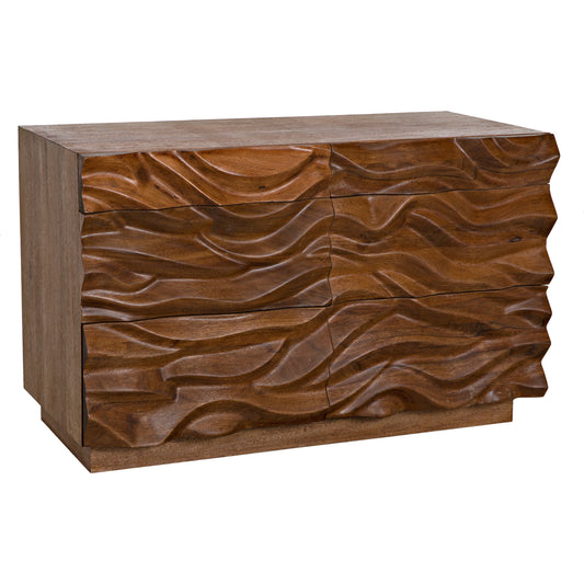 Mirage Sideboard by Noir in dark walnut. Made from walnut in a modern style.