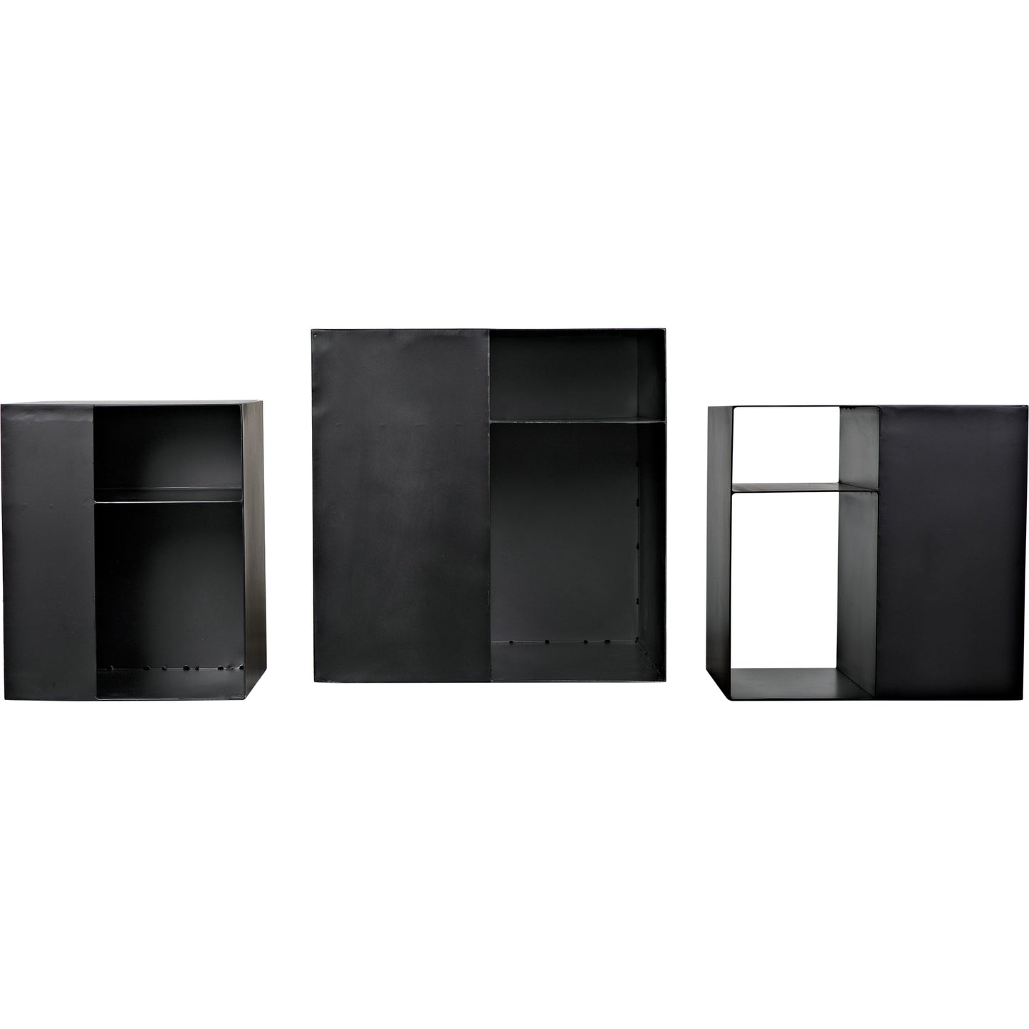 003 SI-1956888 | Additional Silo | Gropius Cubes by Noir in matte black. Made from industrial steel in a modern style.