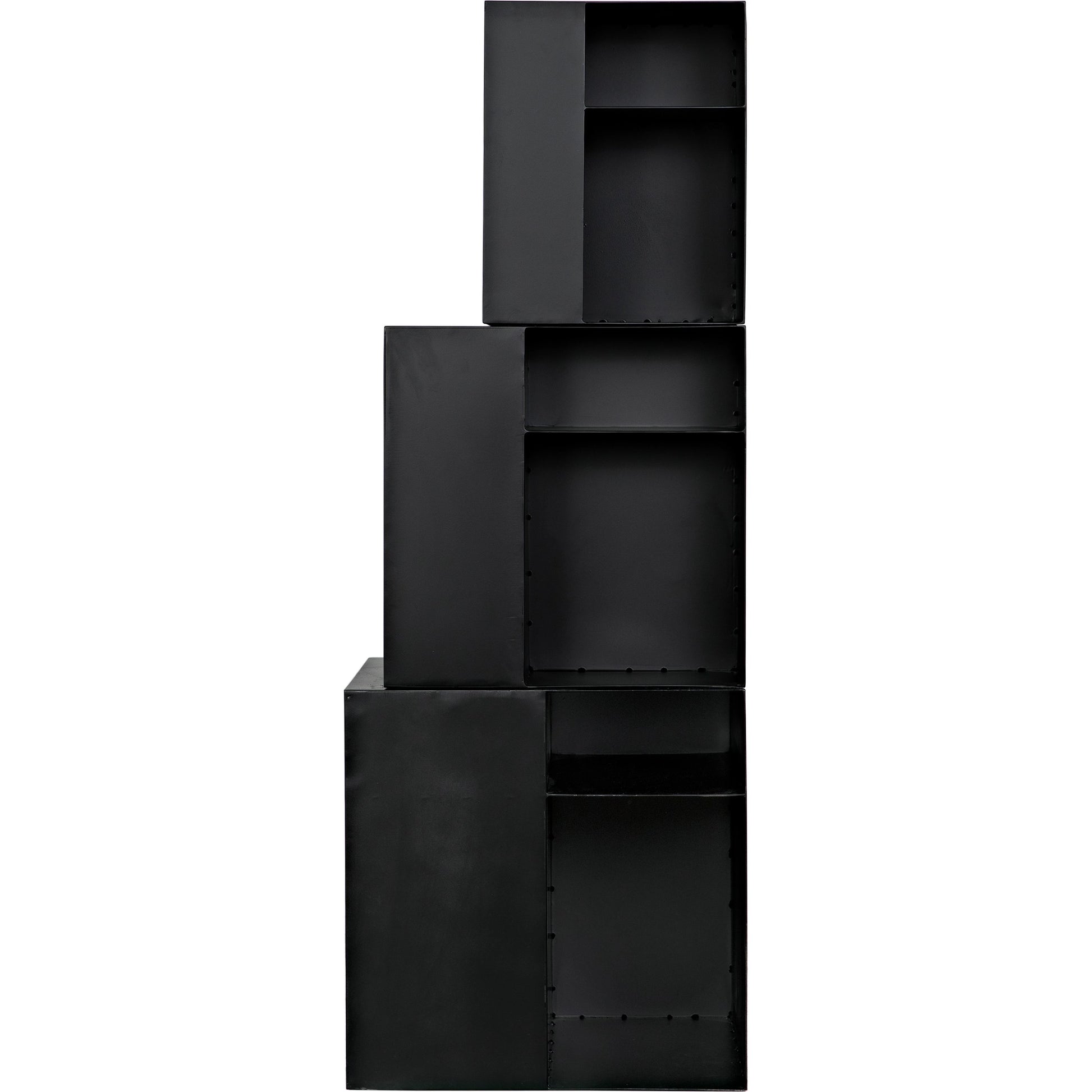 Gropius Cubes by Noir in matte black. Made from industrial steel in a modern style.