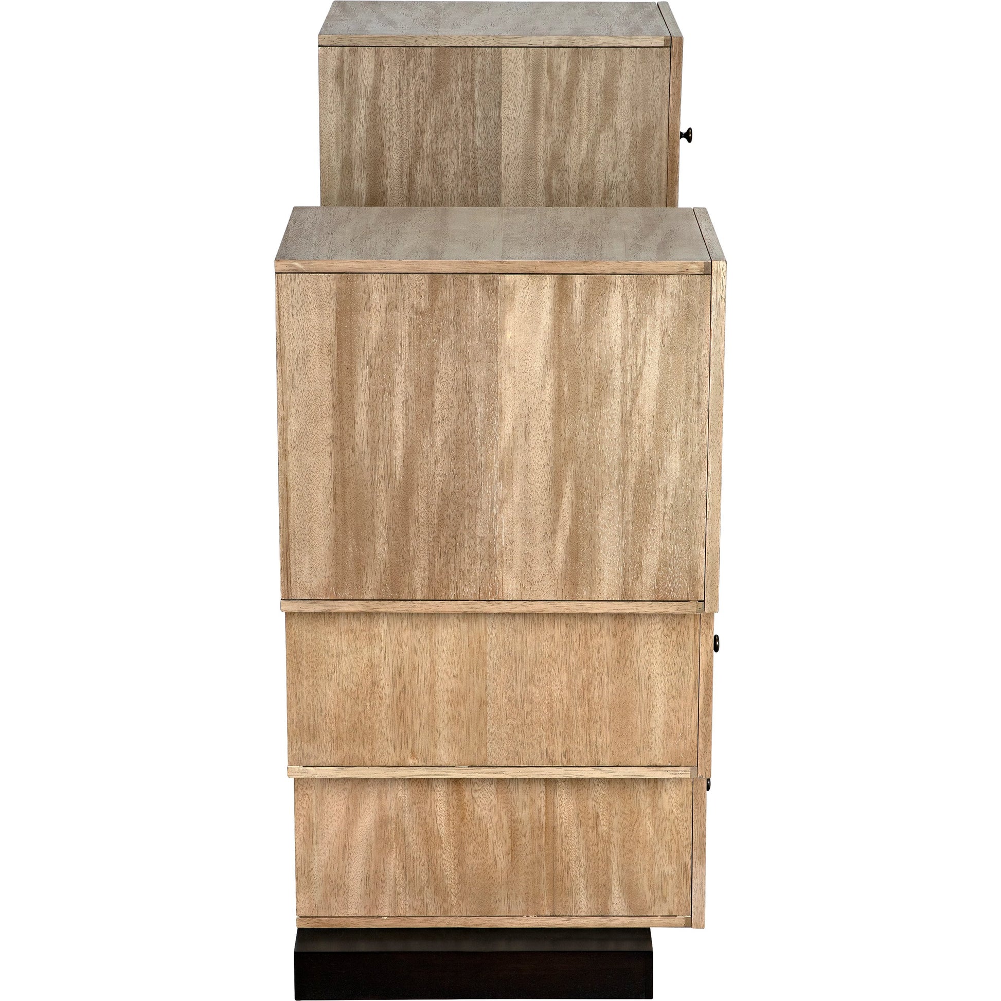 Order Cabinet by Noir in washed walnut. Made from walnut in a modern style.
