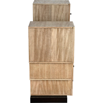 Order Cabinet by Noir in washed walnut. Made from walnut in a modern style.