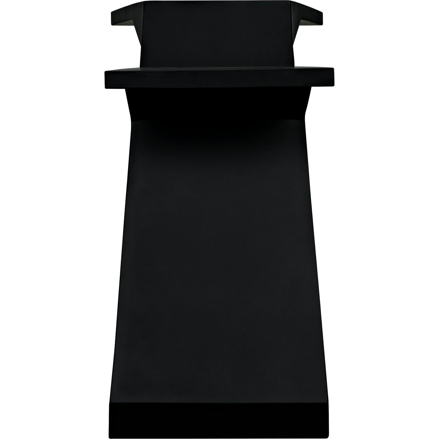 008 SI-1975463 | Additional Silo | Gaston Console Table by Noir in matte black. Made from industrial steel in a modern style.