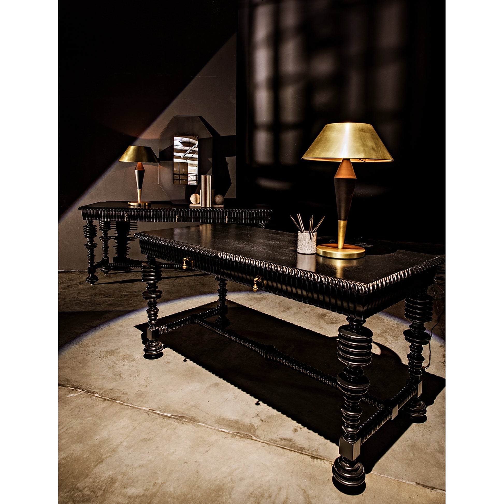 Portuguese Desk by Noir. Made from unique in a eclectic & global style.