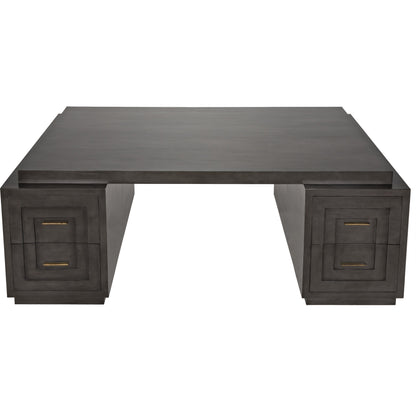 Mentor Desk by Noir in pale. Made from mahogany in a eclectic & global style.