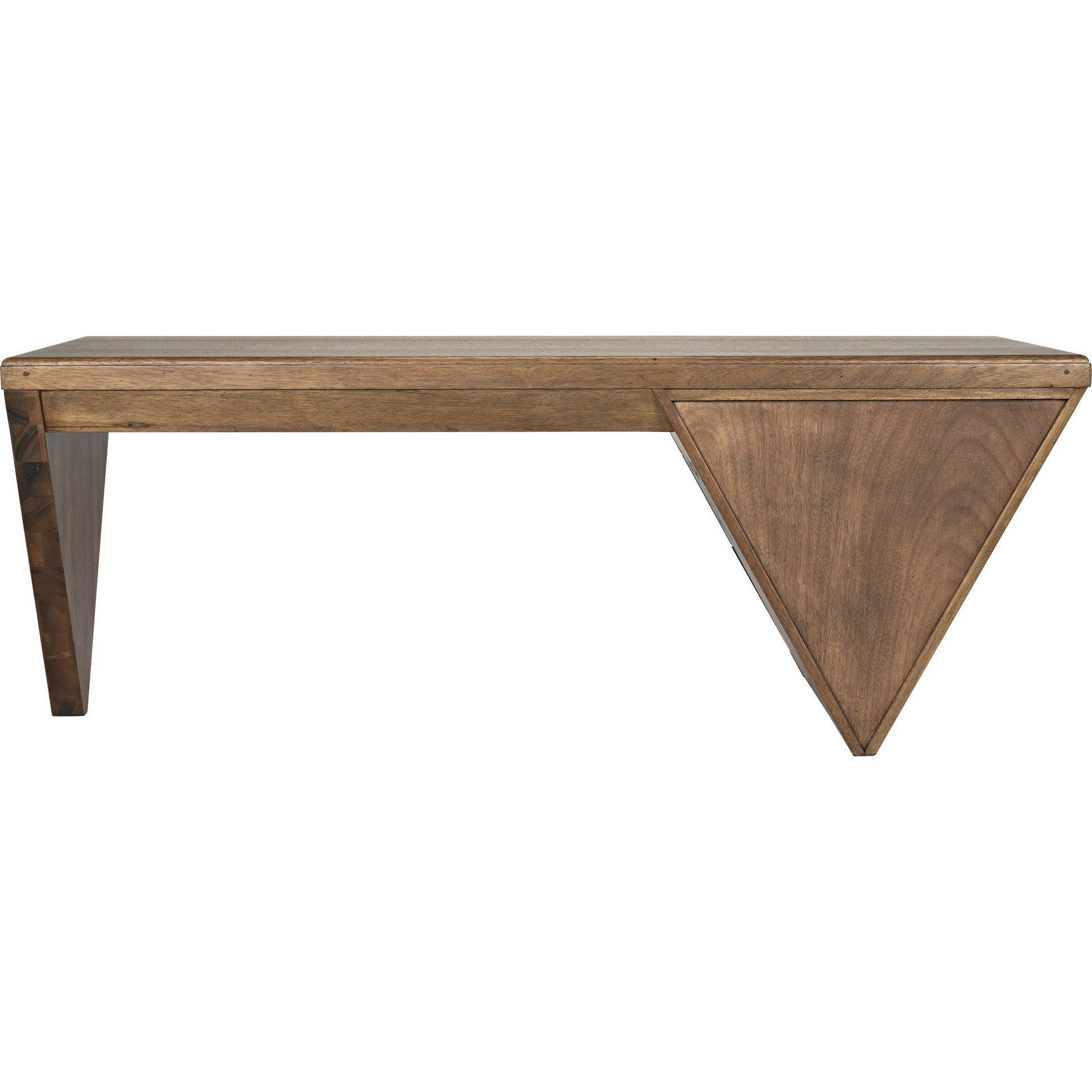 Tetramo Desk by Noir in dark walnut. Made from walnut in a modern style.