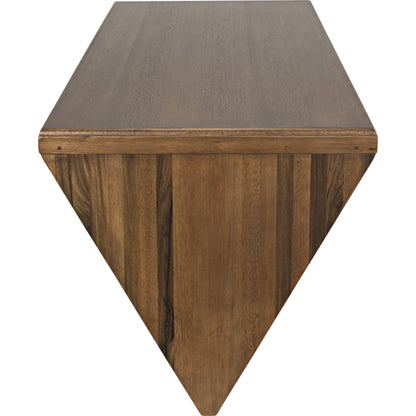 Tetramo Desk by Noir in dark walnut. Made from walnut in a modern style.